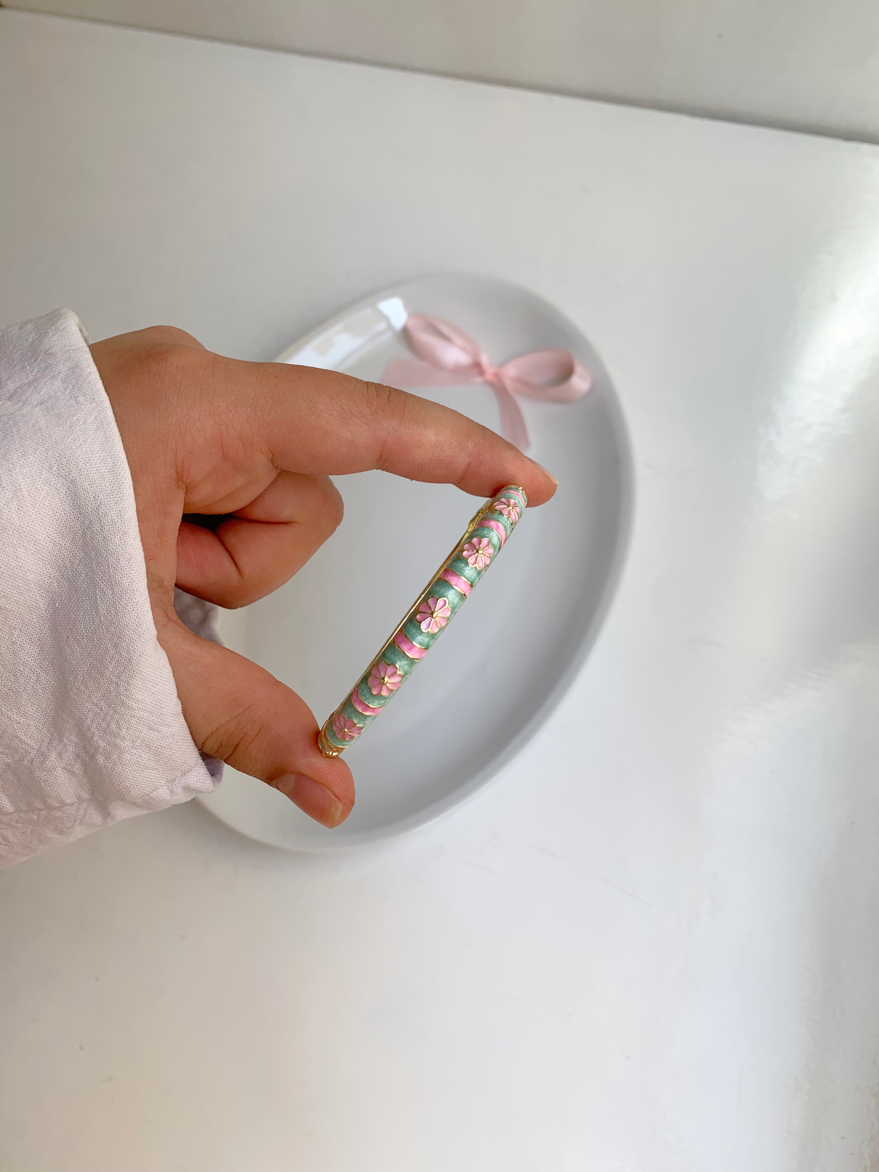بنگل گل میناکاری زنانه
