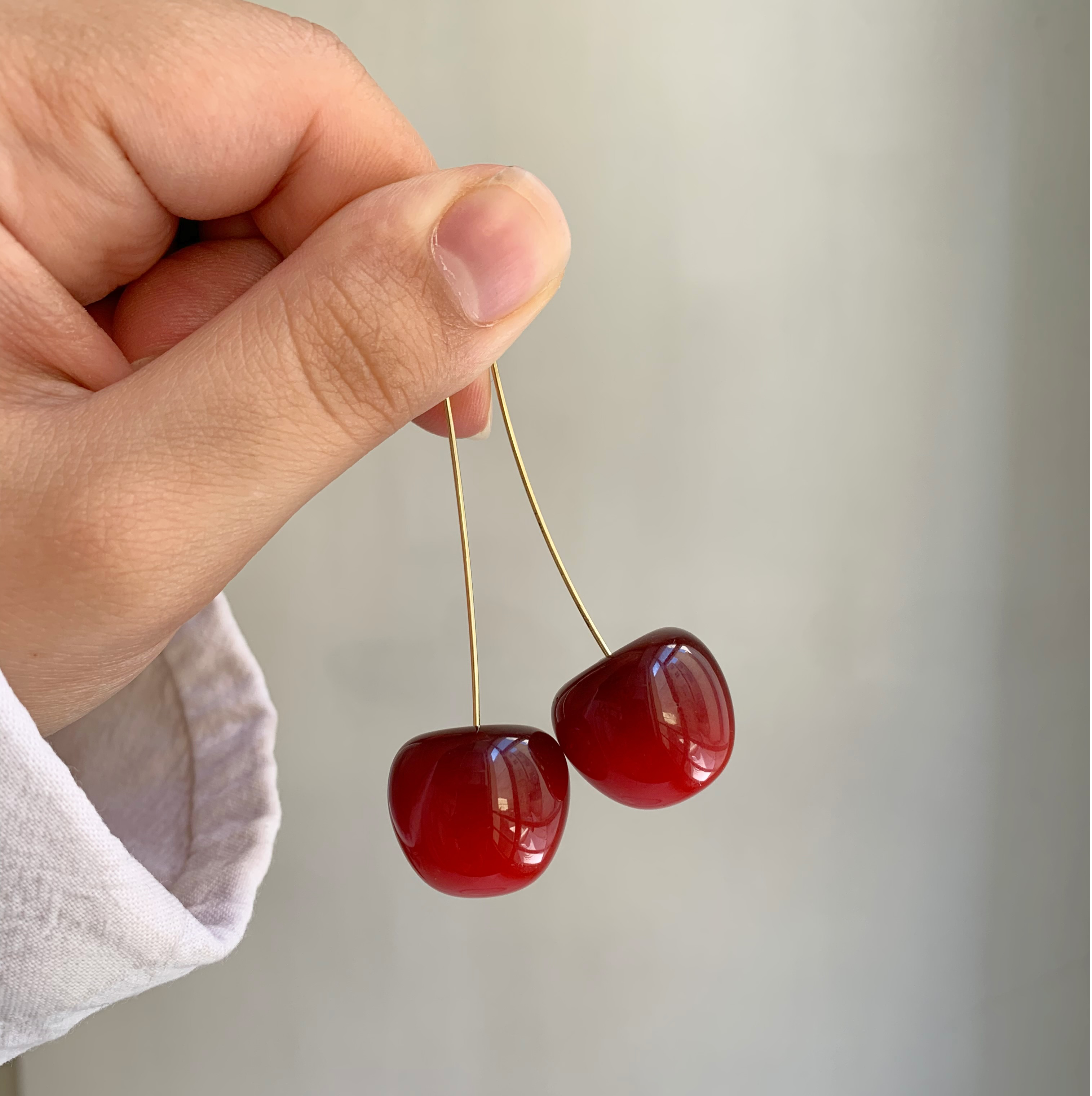 گوشواره گیلاس دخترانه